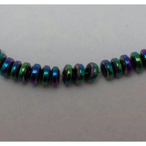 Hematite nemagnetice, multicolor,4x2 mm, rondele