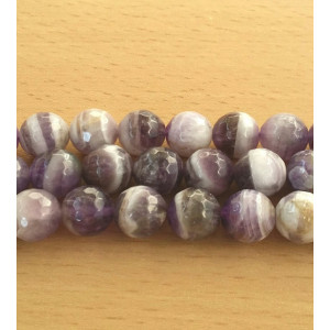 Lavender amethyst round faceted 12 mm - Img 2