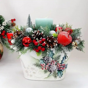 Aranjament de Craciun  "Christmas Luxury Gifts" (cod 1989 )poza3
