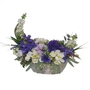 Aranjament de primavara-vas ceramic barcuta (cod 2359)poza35