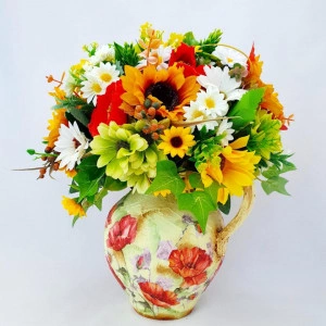 Aranjament floral " Flori de camp" (cod 1687)