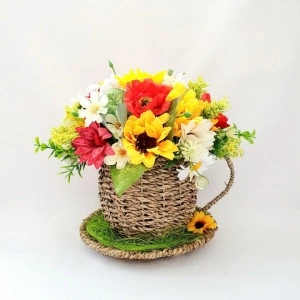 Aranjament floral in cos de nuiele (cod 16016)
