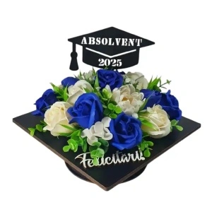 Aranjament pentru absolvire- Toca cu flori (cod 2232)poza205