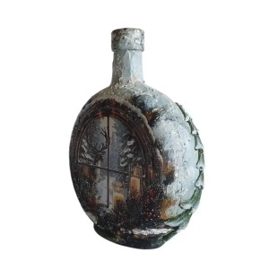 Cadouri de Craciun- Sticla handmade (cod 2315)poza 123