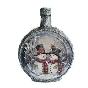 Cadouri de Craciun- Sticla handmade (cod 2316)poza4