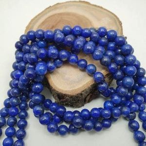 margele de lapis lazuli, 6 mm 1