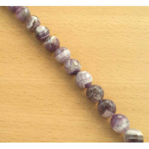 Lavender amethyst round faceted 12 mm - Img 3