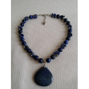 Set din lapis lazuli si sodalit - Img 2