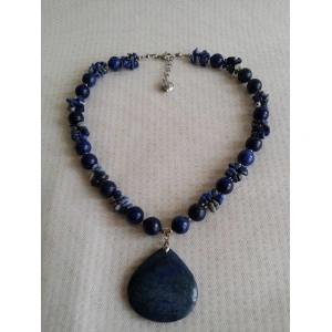 Set din lapis lazuli si sodalit - Img 2