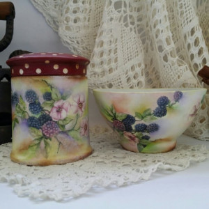 Set bucatarie decorat manual