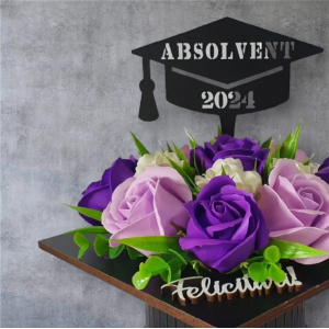 Aranjament absolvire- mov/lila (cod 2091)poza3