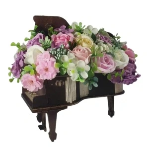 Aranjament floral -cutie pian (cod 2266)poza11