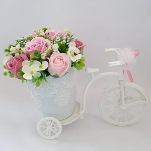 Bicicleta cu flori de sapun 18254