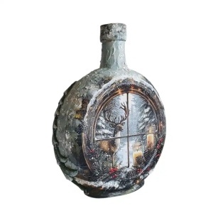 Cadouri de Craciun- Sticla handmade (cod 2315)poza 122