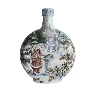 Cadouri de Craciun- Sticla handmade (cod 2319)poza5