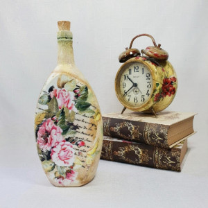 Cadouri handmade- sticla 750 ml " Blackberries"" (cod 1679)1