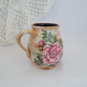Cadouri handmade- vaza "Roze" (cod 1511-CAD 6