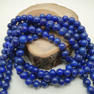 margele de lapis lazuli, 6 mm 2