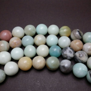 Amazon round, mix colour, 12 mm - Img 2