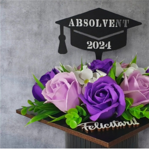 Aranjament absolvire- mov/lila (cod 2089)poza1