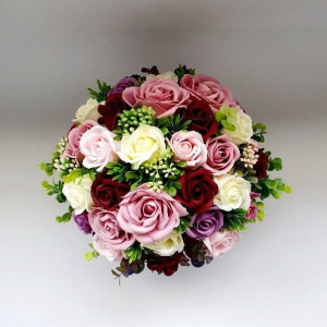 aranjament floral "vintage roses" 7