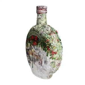 Cadouri de Craciun- Sticla handmade (cod 2168)poza3