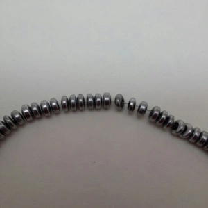 Hematite nemagnetice, 4x2 mm, rondele