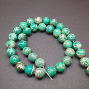 Jasper imperial verde 10 mm AAA+
