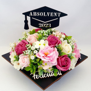 Poză aranjament floral de absolvire 18722