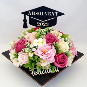 Poză aranjament floral de absolvire 18722