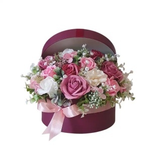 Aranjament floral cu trandafiri de sapun  (cod 2367)poza121
