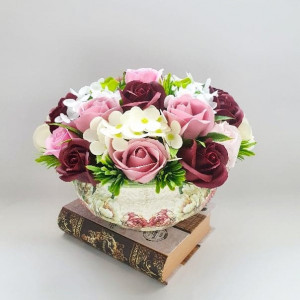 Aranjament floral "Roze" 1