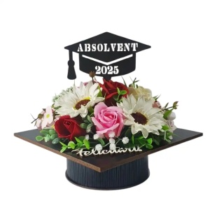 Aranjament  pentru absolvire- Toca cu flori (cod 2231)poza15