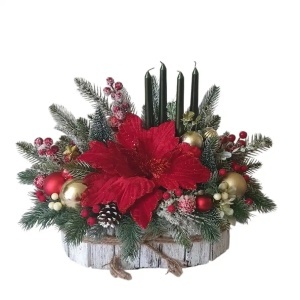 Aranjament de Craciun in cos rustic (cod 2314)poza 116