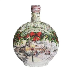 Cadouri de Craciun- Sticla handmade (cod 2168)poza2