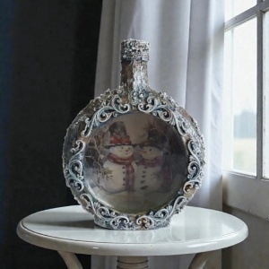 Cadouri de Craciun- Sticla handmade (cod 2316)poza2