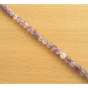 Lavender amethyst round faceted 6 mm - Img 3