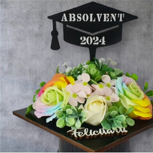 Aranjament floral "Absolvent 2024"-multicolor (cod 2077).1