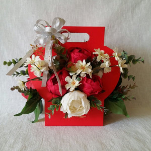 Aranjament flori artificiale-gentuta (cod 1040)