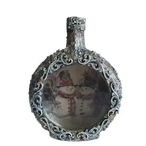 Cadouri de Craciun- Sticla handmade (cod 2316)poza3