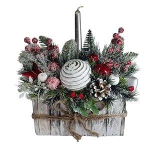 "Craciun rustic"-aranjament (cod 2170)