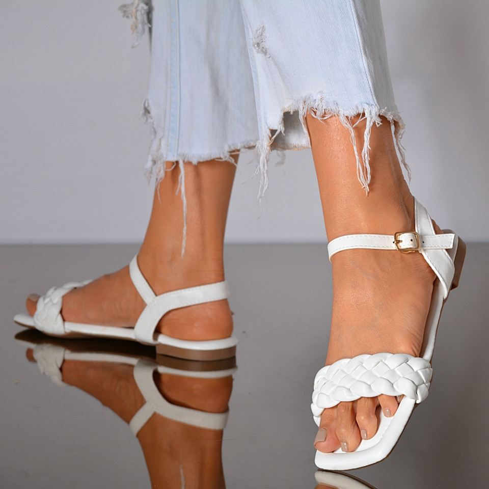 Sandale Dama Sany Albe- Need 4 Shoes