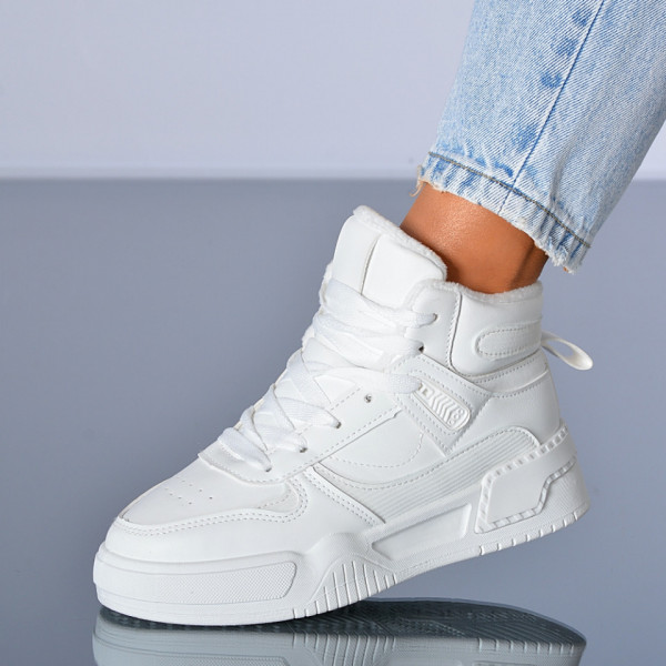 Adidasi Unisex Imblaniti Medeea Albi