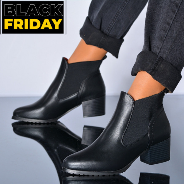 Botine Samanta Negre