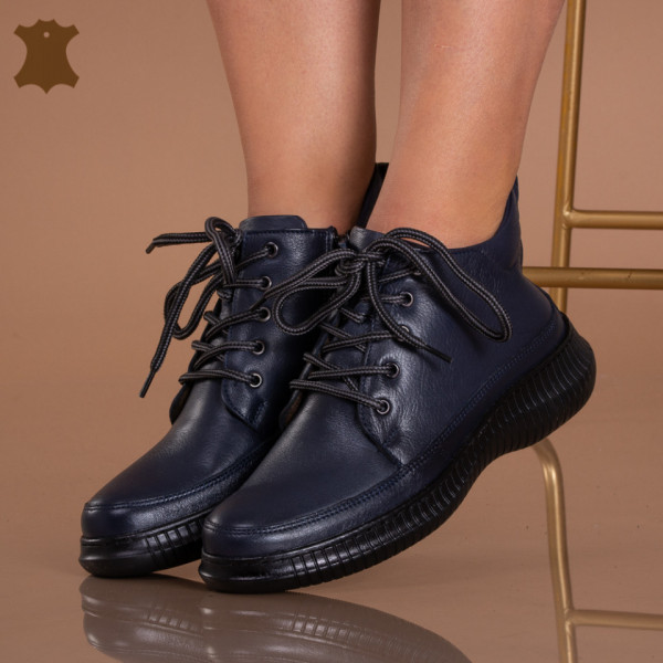 Ghete Dama Piele Naturala Naira Navy
