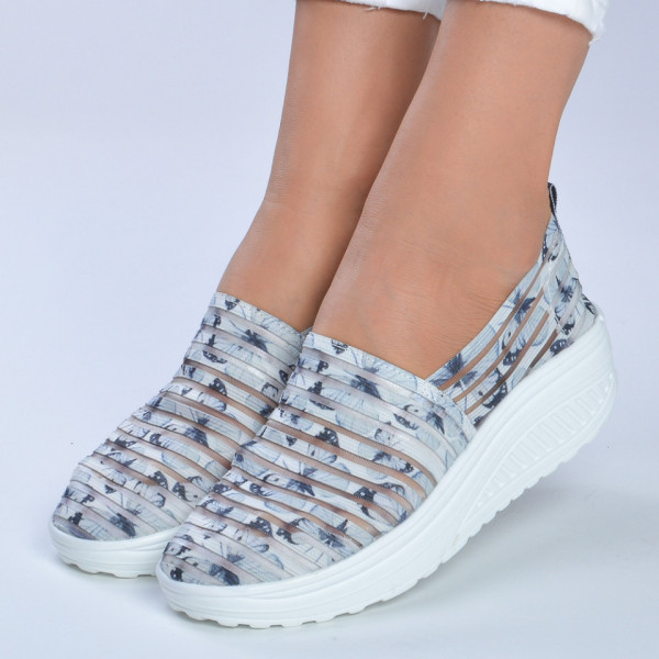 Pantofi Casual Dama Luke Gri