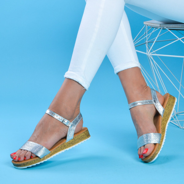 Sandale dama Amelia Silver