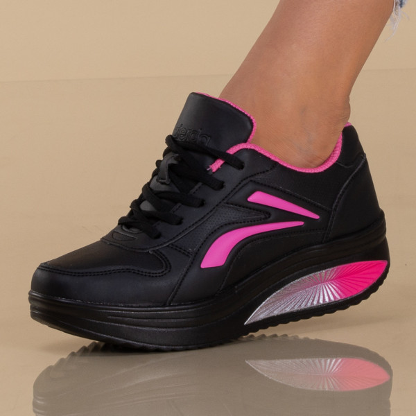 Adidasi dama Zena 5 Negru/Roz
