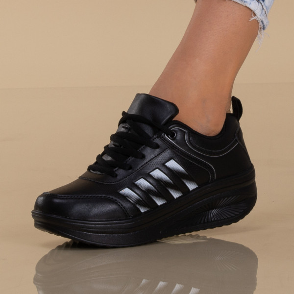 Adidasi Dama Zena 9 Negru/Alb