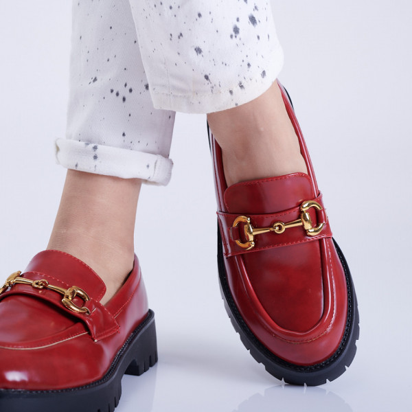 Pantofi Casual Dama Mirko Bordo